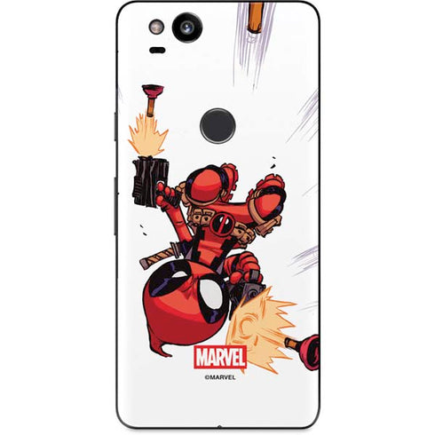 Marvel Deadpool Babypool Shooting Google Pixel 2 Skin